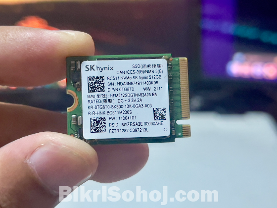 Sk Hynix 512 Gb 2230 M.2 Nvme Ssd